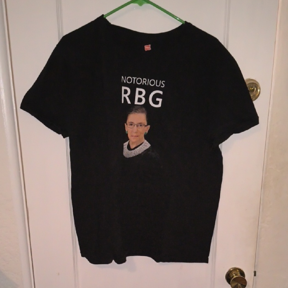 Hanes | Black Notorious RBG Short Sleeve Tee